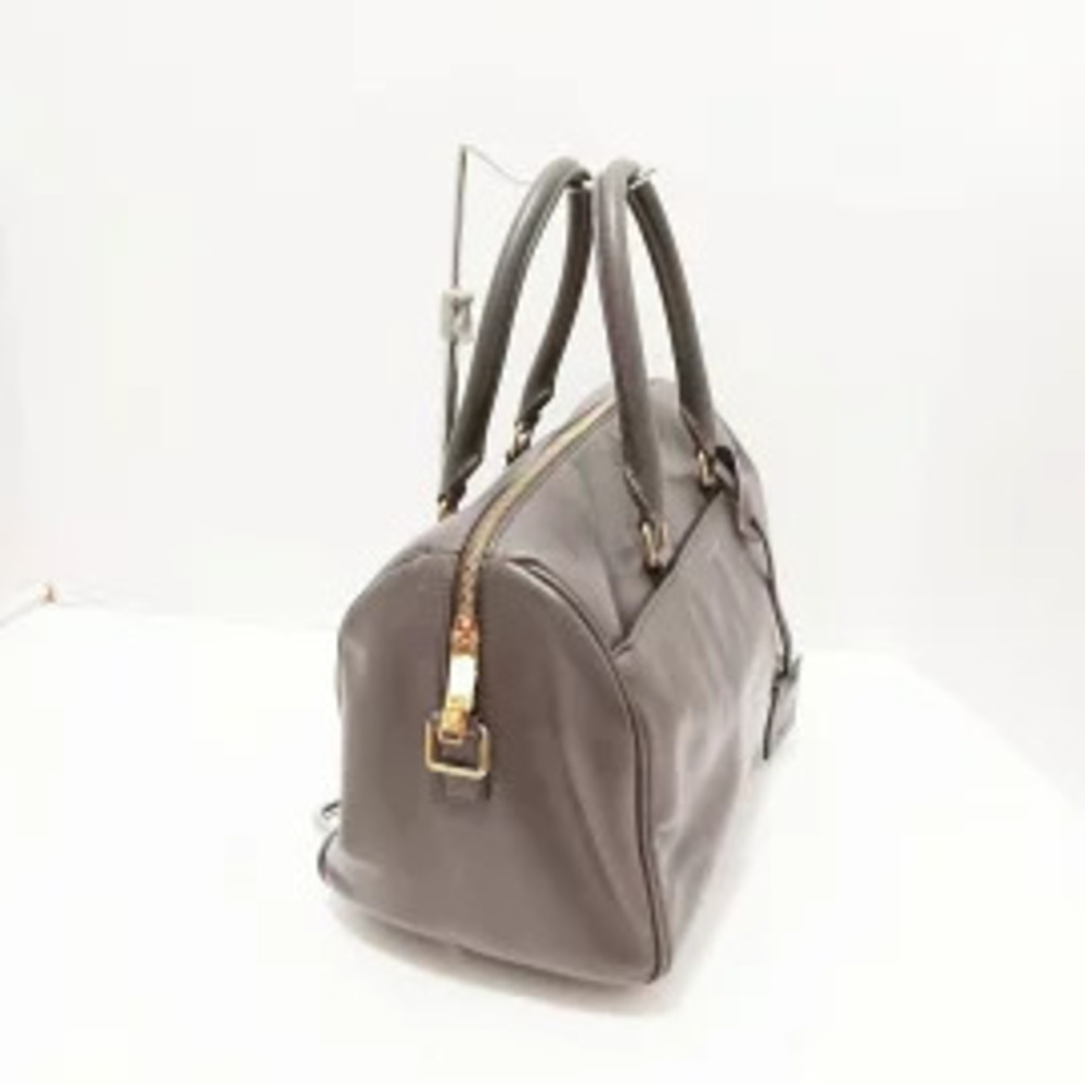 Saint Laurent PARIS Duffle Handbag Black Leather